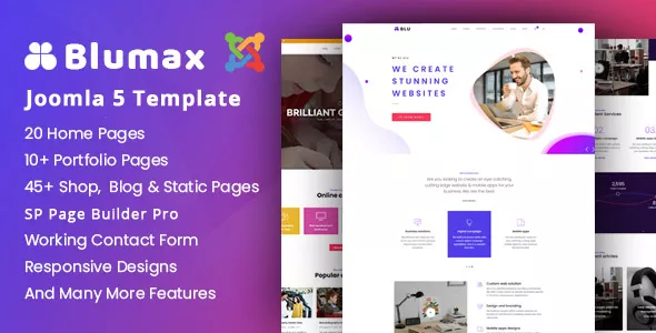 Blumax - Joomla 5 Multipurpose Template
