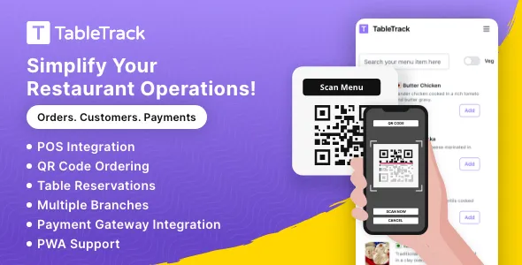 TableTrack - The Complete SaaS Restaurant Management Solution