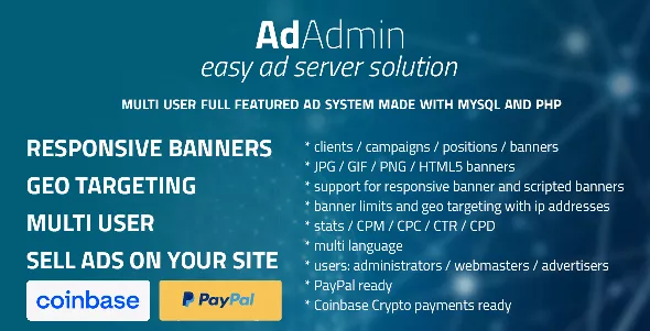 AdAdmin - Easy Full Featured Ad Server