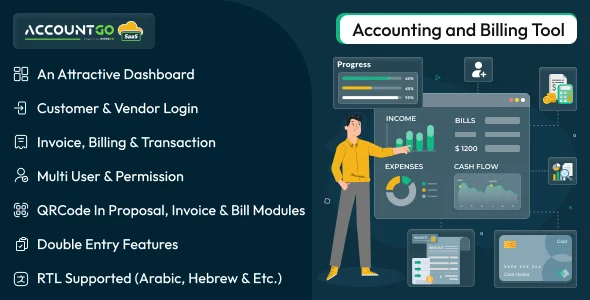 AccountGo SaaS - Accounting and Billing Tool